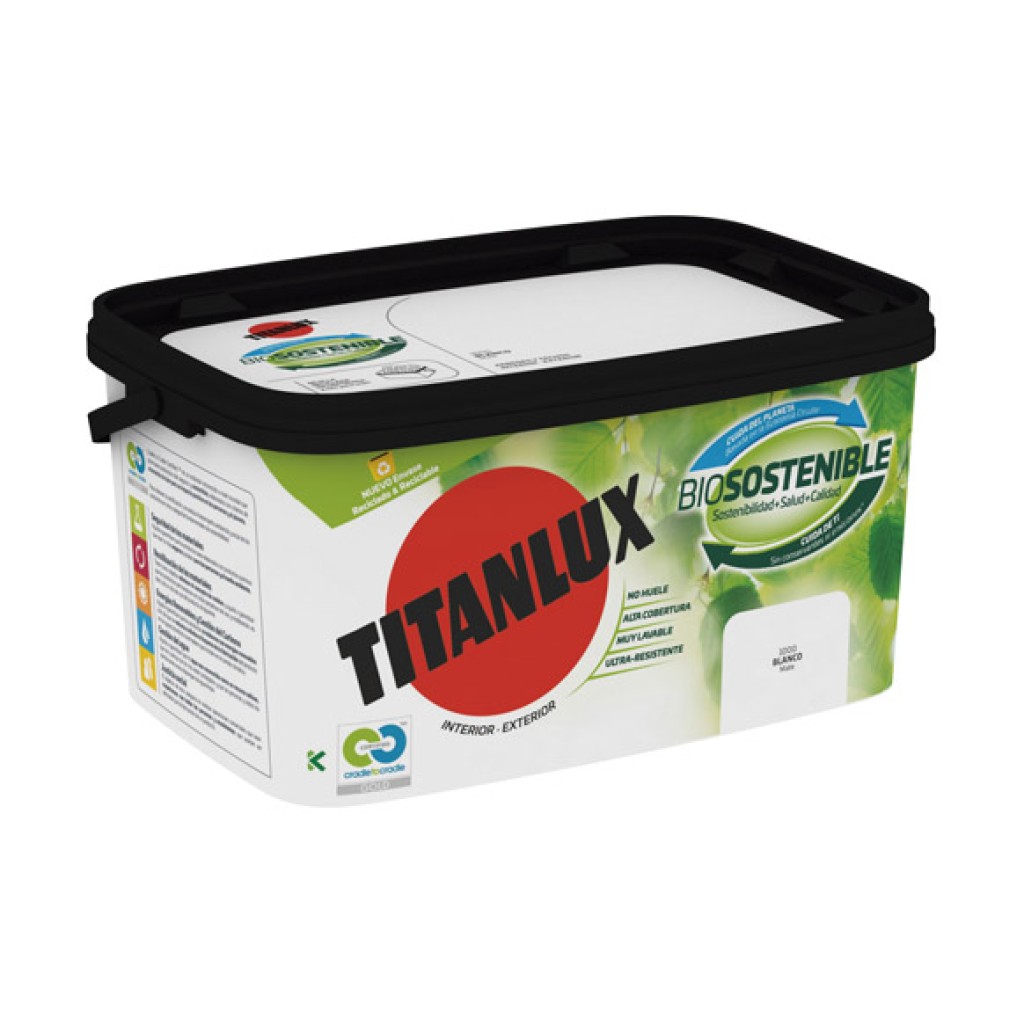 PINTURA PLASTICA INT-EXT. 4 L BLANCO