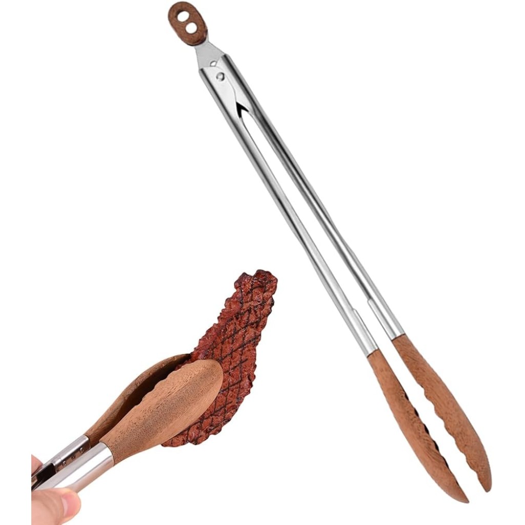 PINZA ENSALADA MADERA NATURA3432-M     *