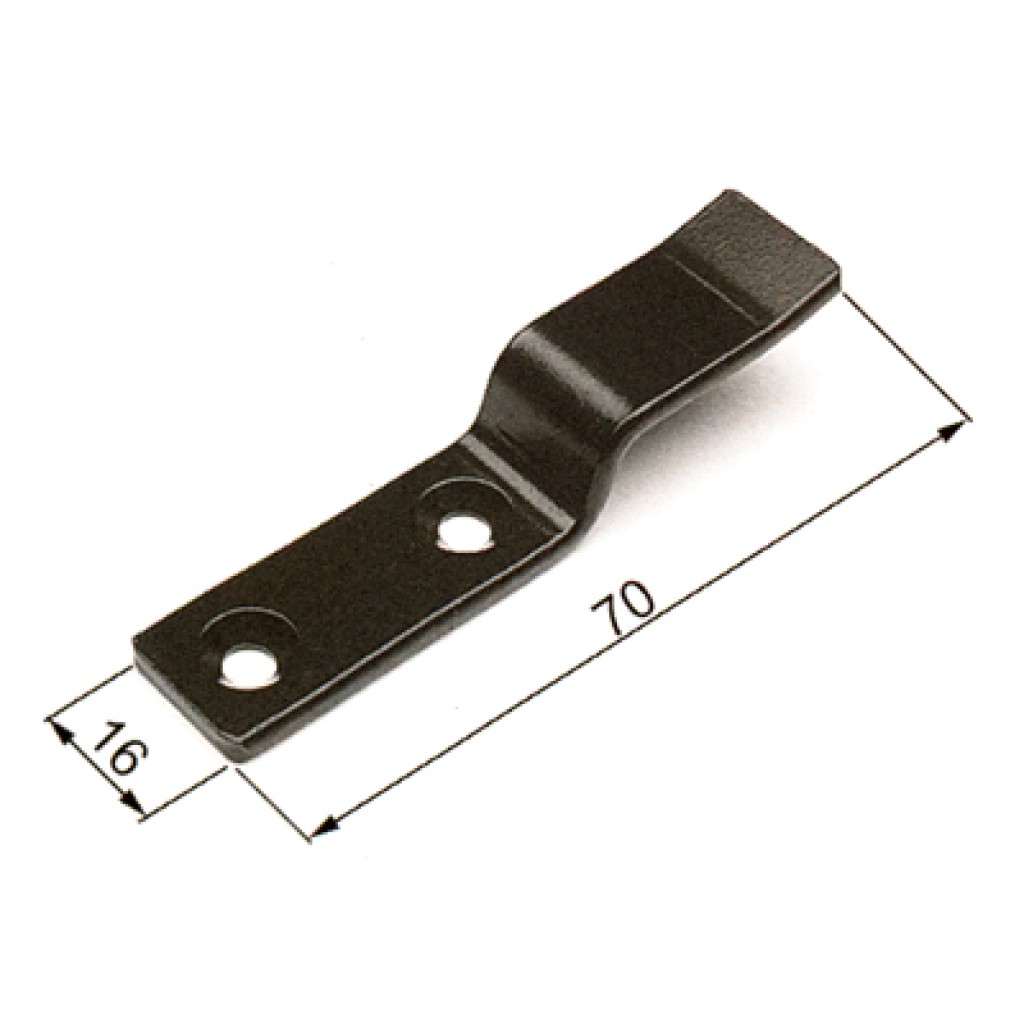 PLACA ENGANCHE H00901.39.93 NEGRO AGB