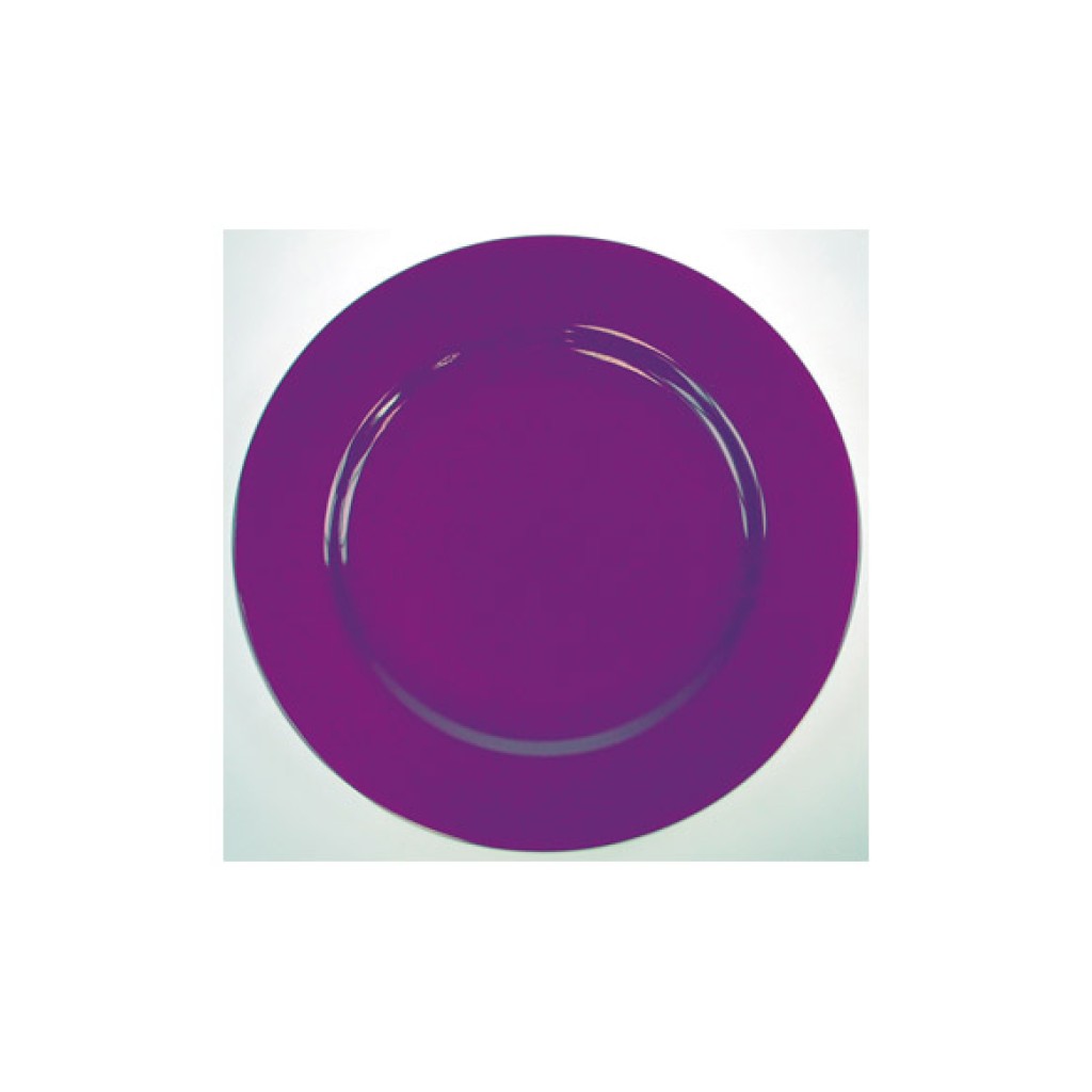 PLATO LLANO 31 PORCEL.DECORALILA