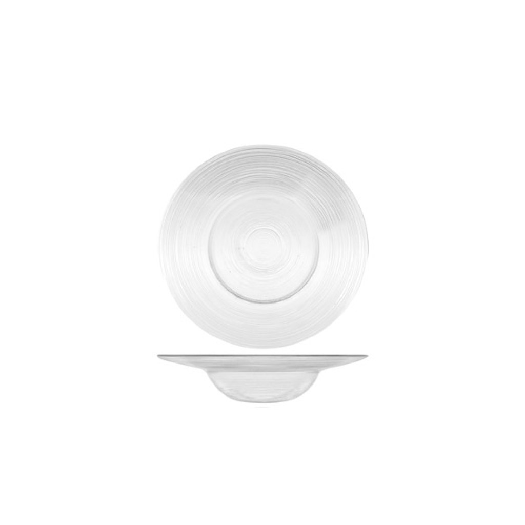 PLATO VIDRIO CIRCLE       HONDO-20 CM