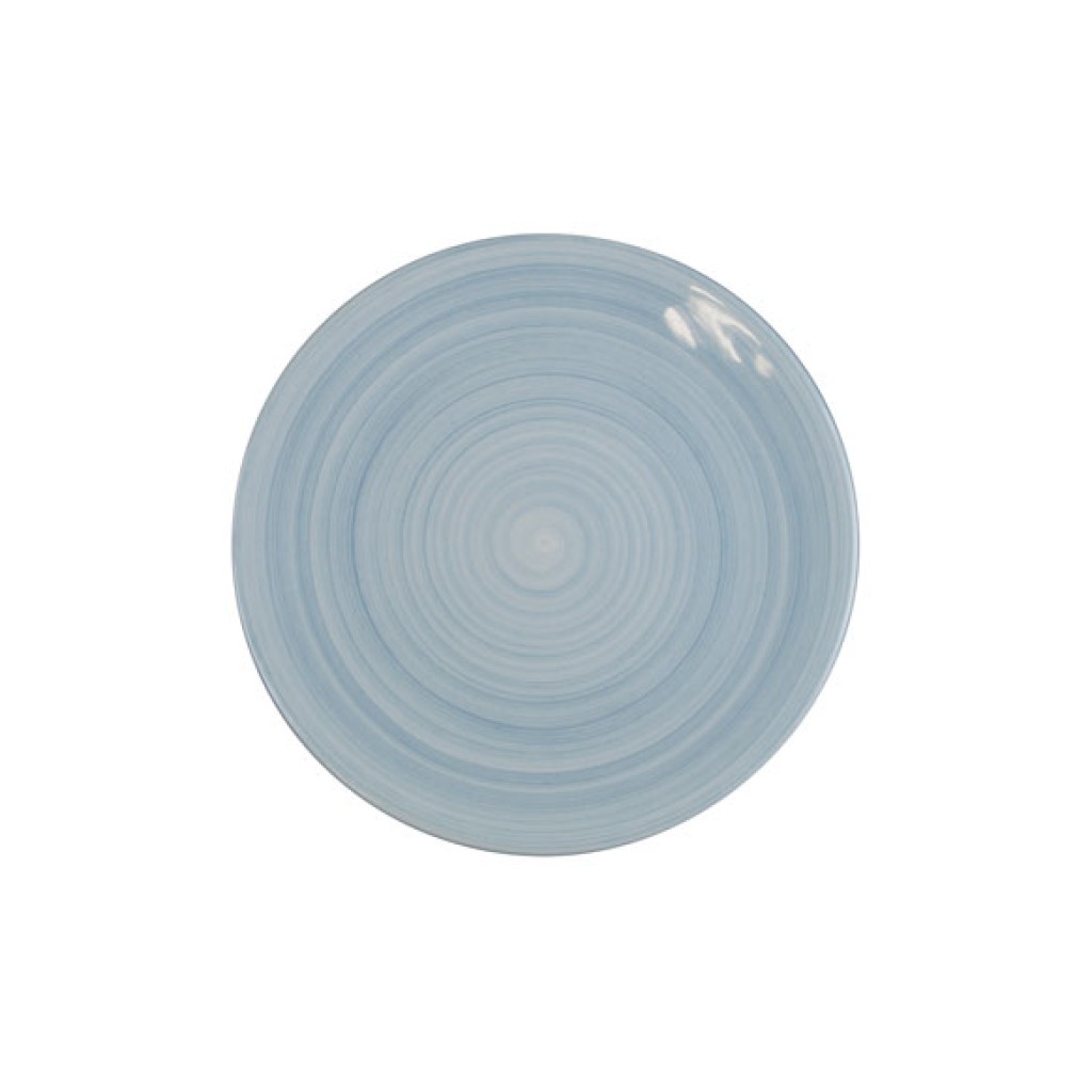 PLATO FINE CHINA AZUL     LLANO 25,2 CM