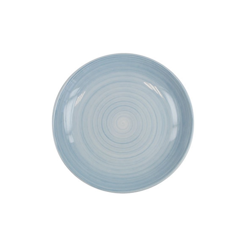 PLATO FINE CHINA AZUL     HONDO 23 CM