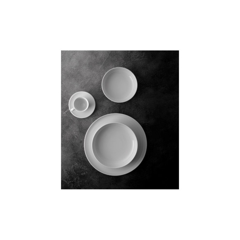 PLATO PORCELANA PEARL BLANLLANO - 27 CM