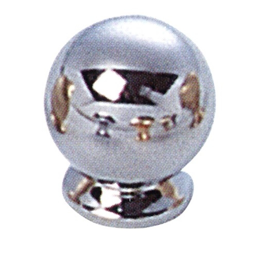 POMO BOLA 0104 CROMO BR.  0460001 16MM