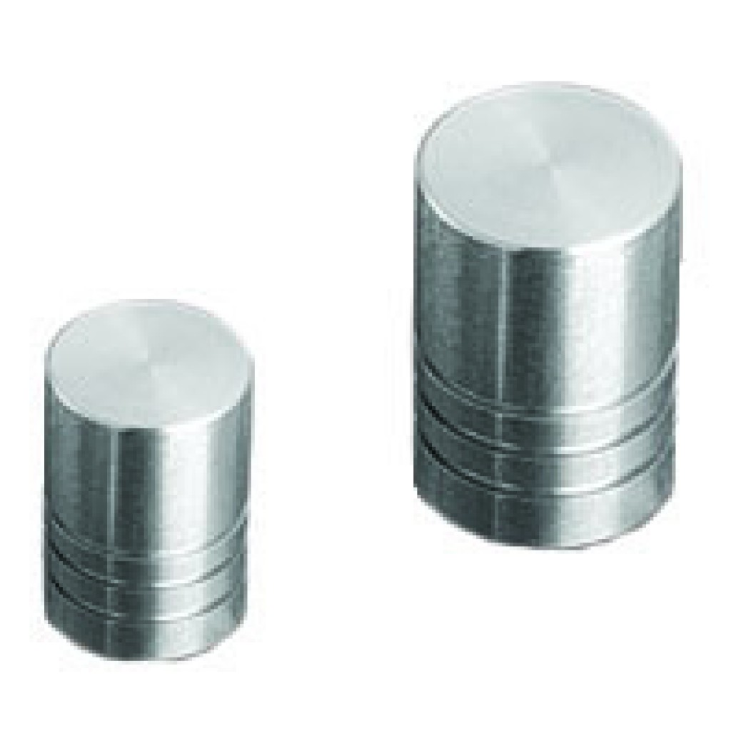 POMO INOX MATE CILINDRO    14 MM 4515201