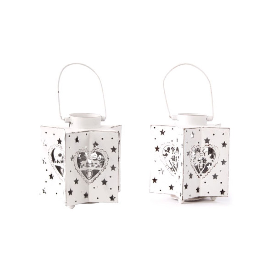 PORTAVELA METAL BLANCO    SURTIDOS