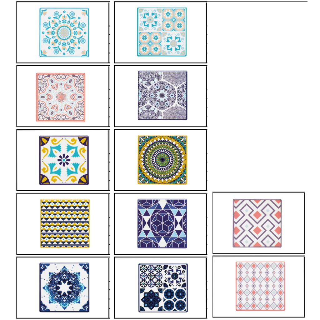 POSAVASOS CERAMICA AZULEJOS SURTIDO