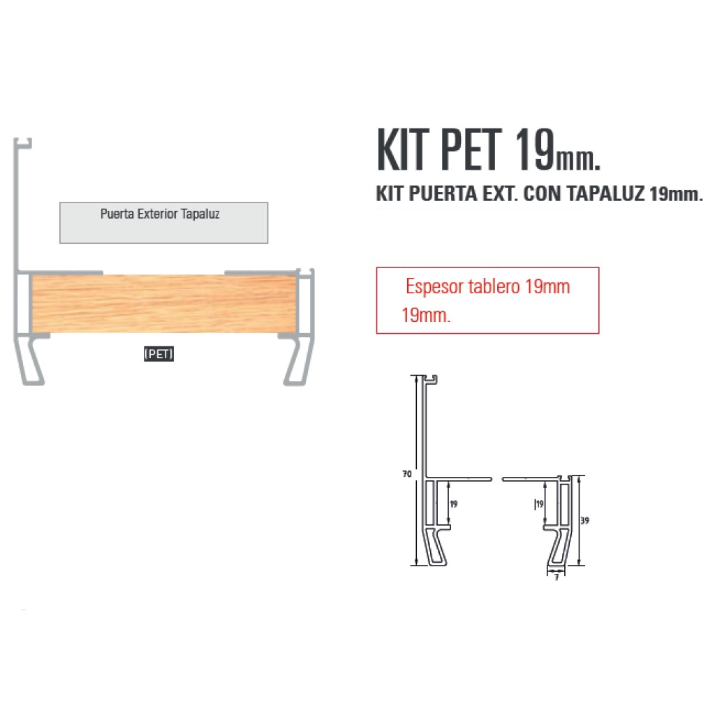 PUERTA EXTERIOR 2,7MT 847KPET.APM TORINO