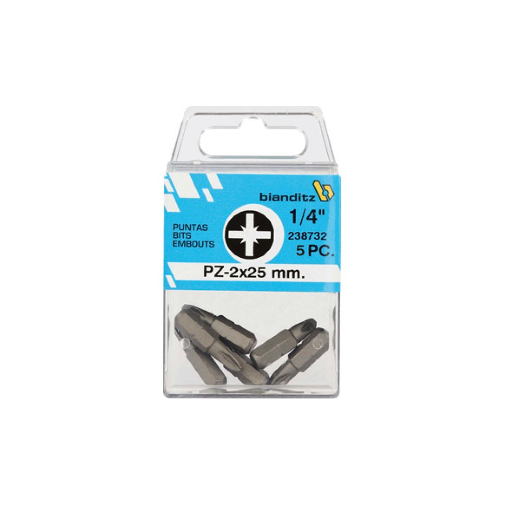 PUNTA ATORNILLAR POZI 1/4 1 X 25 MM