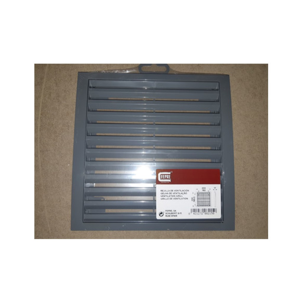 REJILLA CON MARCO         20 X 20 CM - P