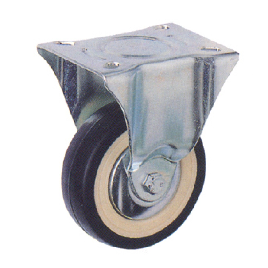 RUEDA FIJA AFO 403/80  GOMA