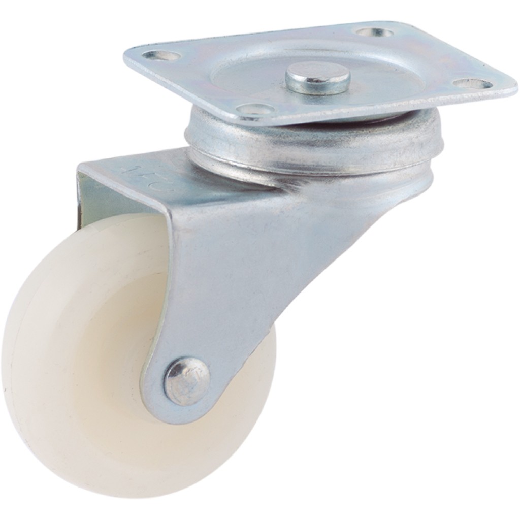 RUEDA GIRAT. C/PLACA 484/40 AFO MUEBLE