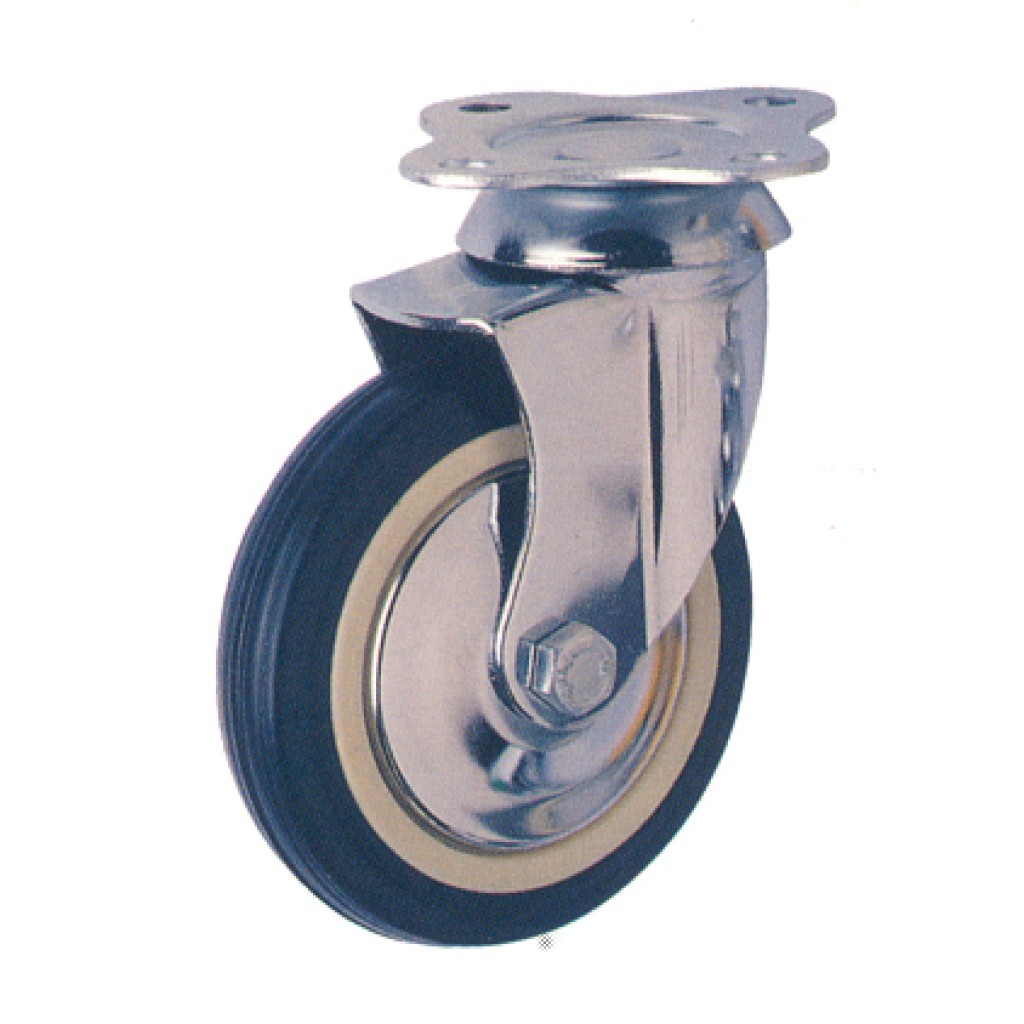 RUEDA GIRAT. C/PLACA  3 /42 AFO MUEBLE