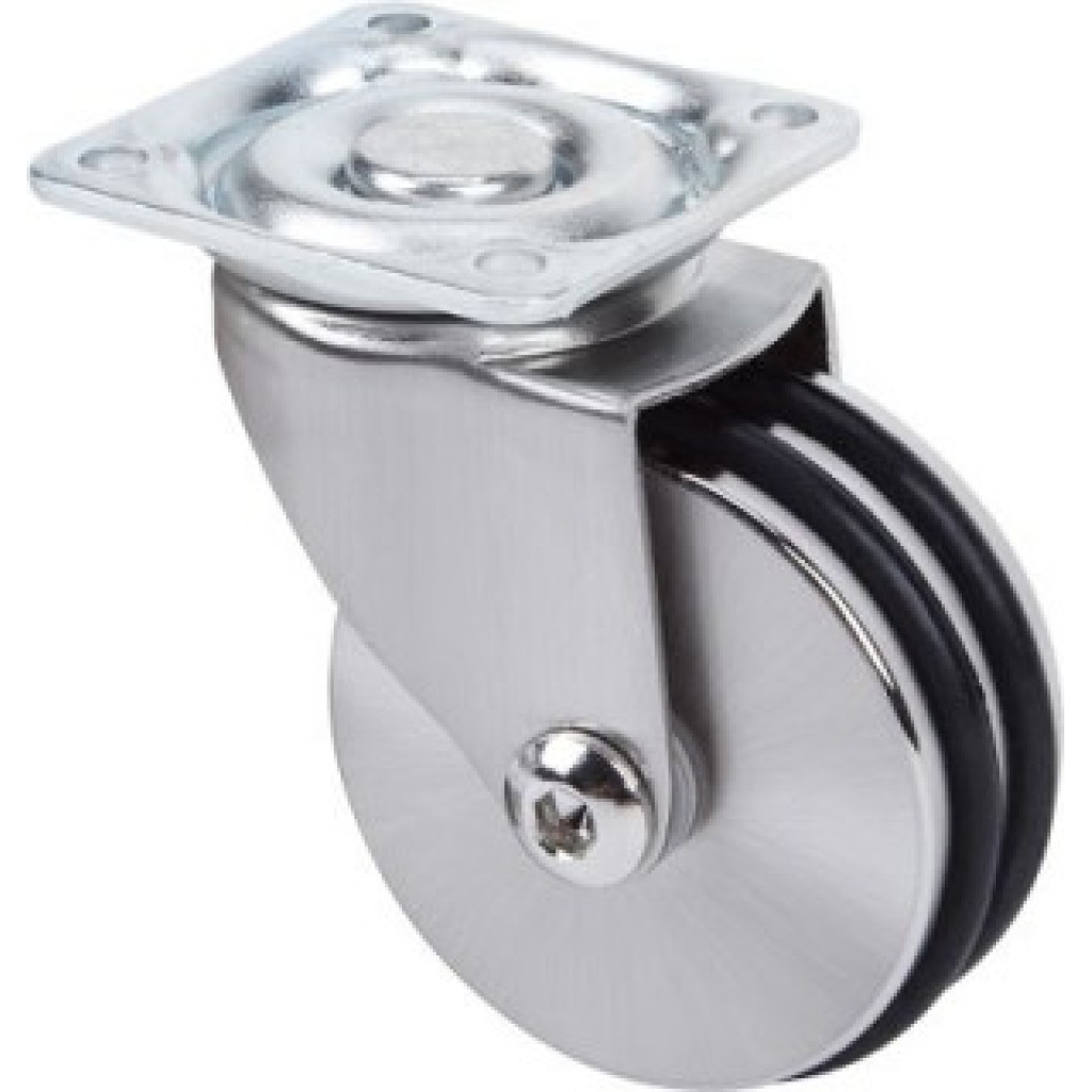 RUEDA GIRATORIA 10ALU50   NIQUEL 1-0535