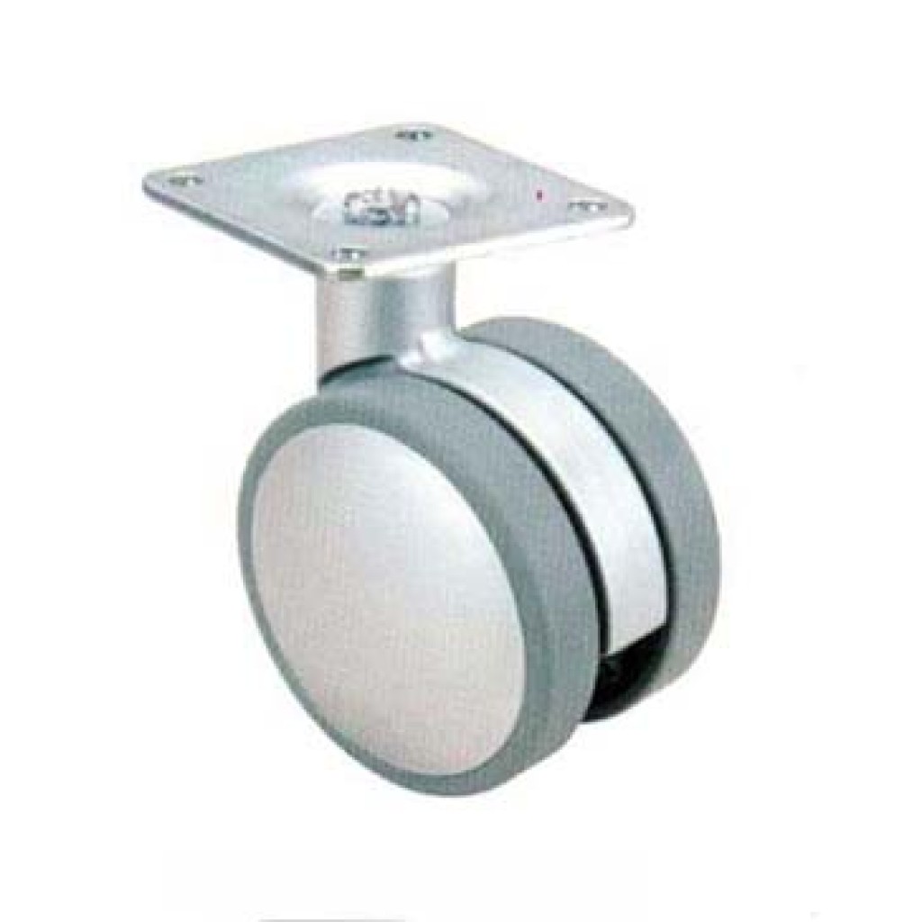 RUEDA GIRATORIA 10DKP50 PLATEADA 1-0614