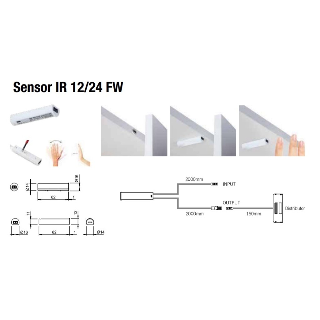 SENSOR IR 12/24 FW 0702601 DOMUS LINE