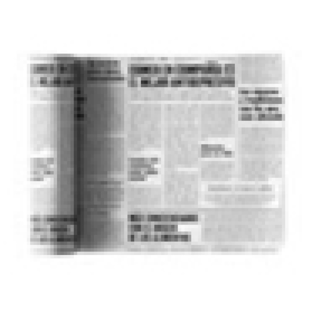 SERVILLETA 20X20 NEWSPAPER-12 SA21NW/101