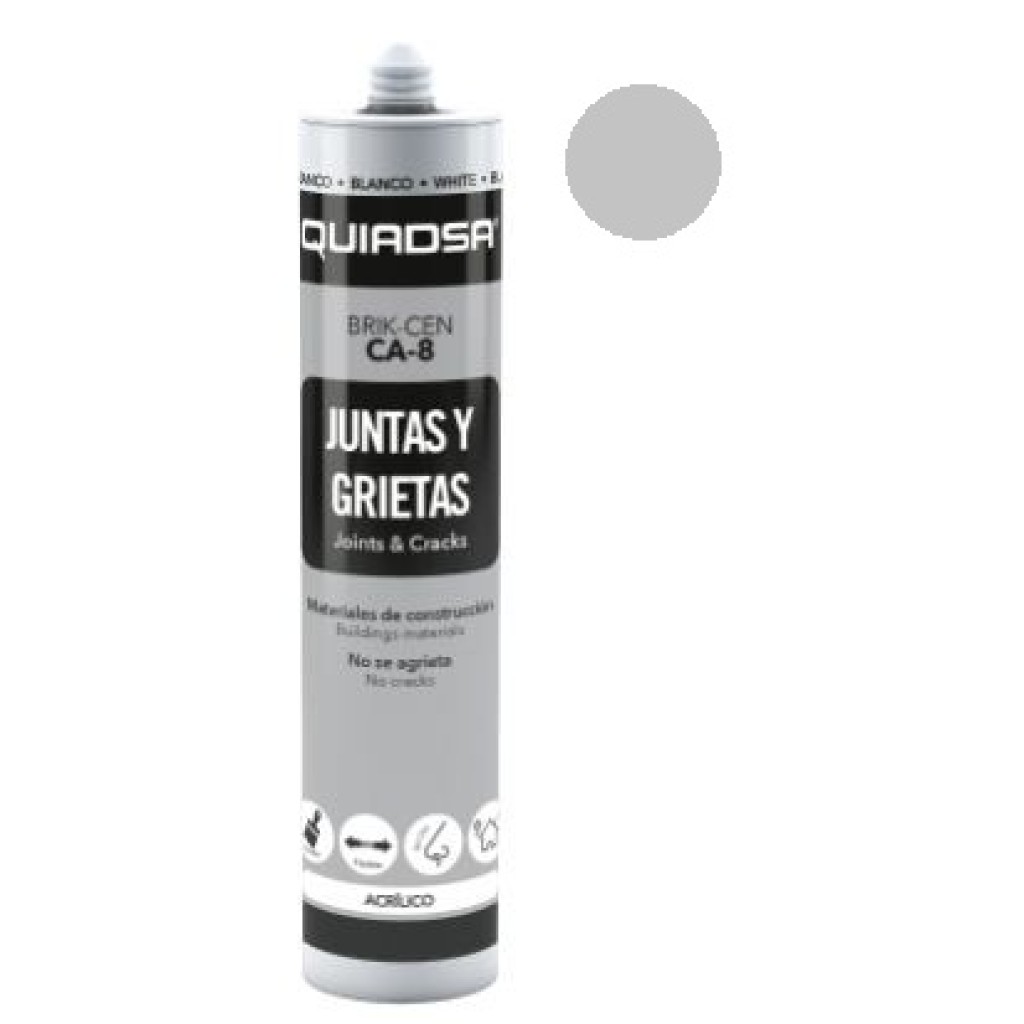 SILICONA CA-8  BRIK-CEN CARTUCHO GRIS