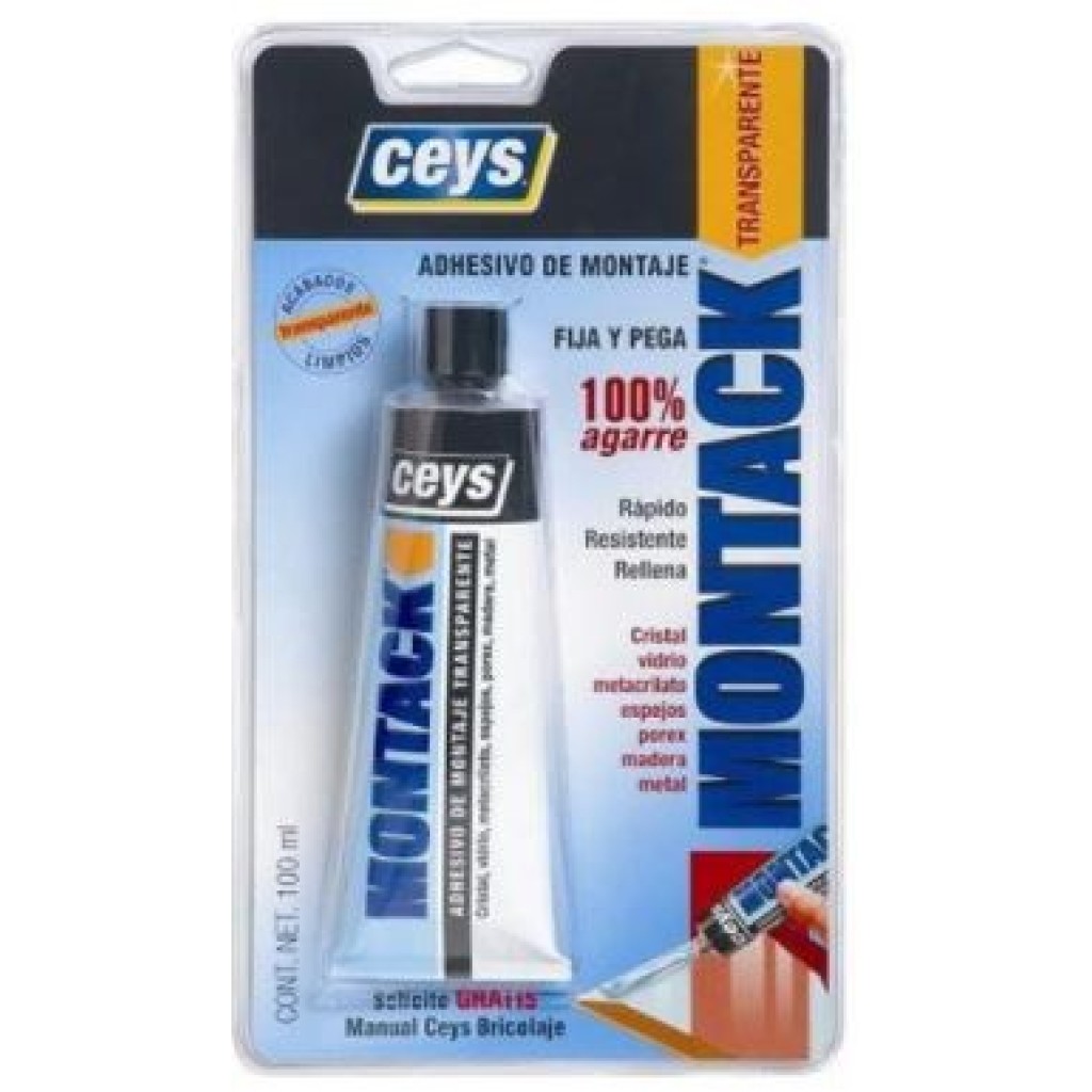 SILICONA MONTACK TRANSP.BLI.100ML 507227