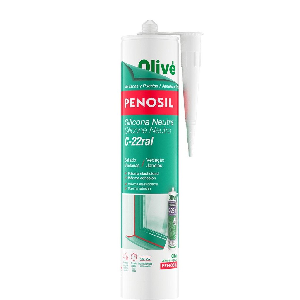 SILICONA NEUTRA C-22 RAL 8019 300ML