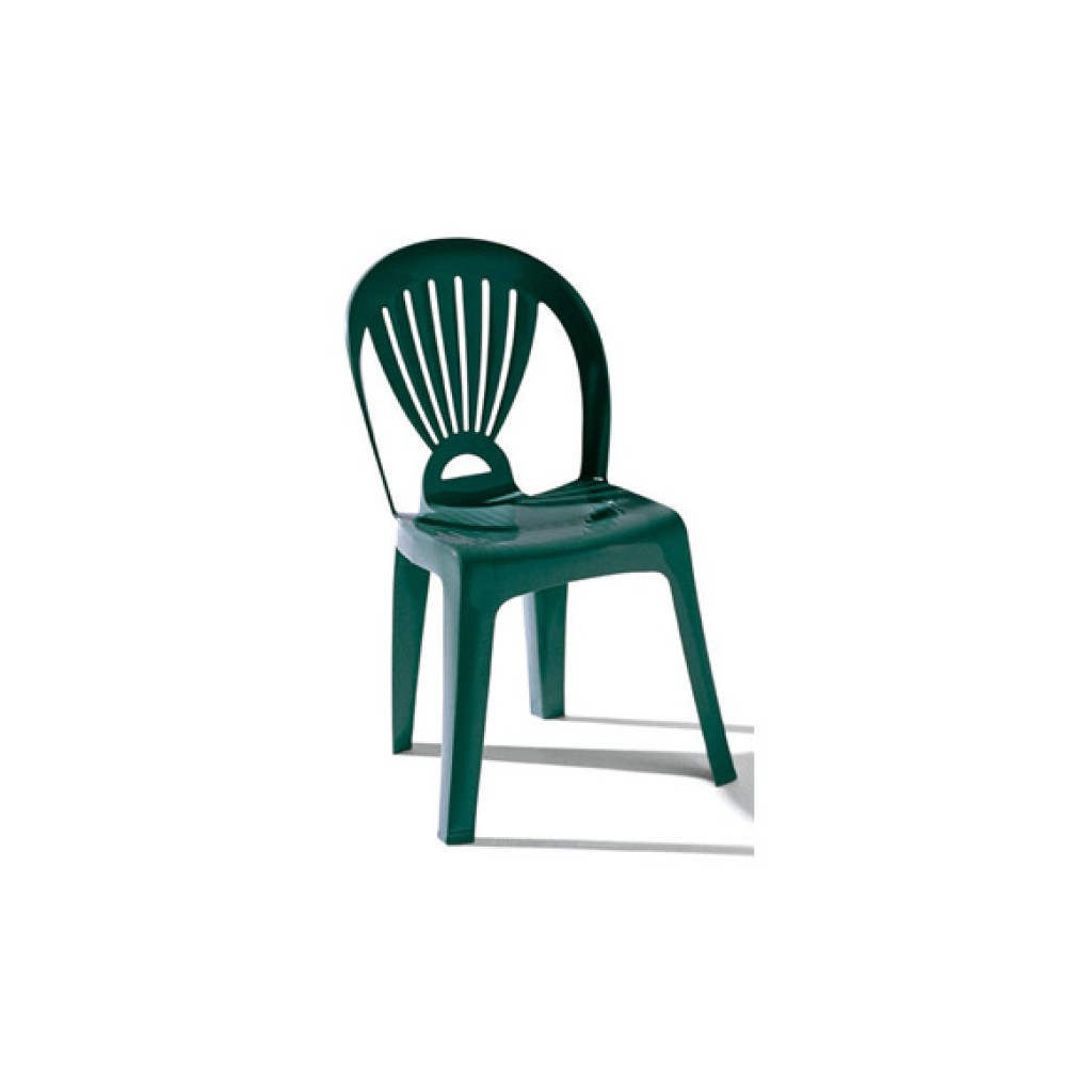 SILLA RESINA COROLIA VERDE  42220.VE