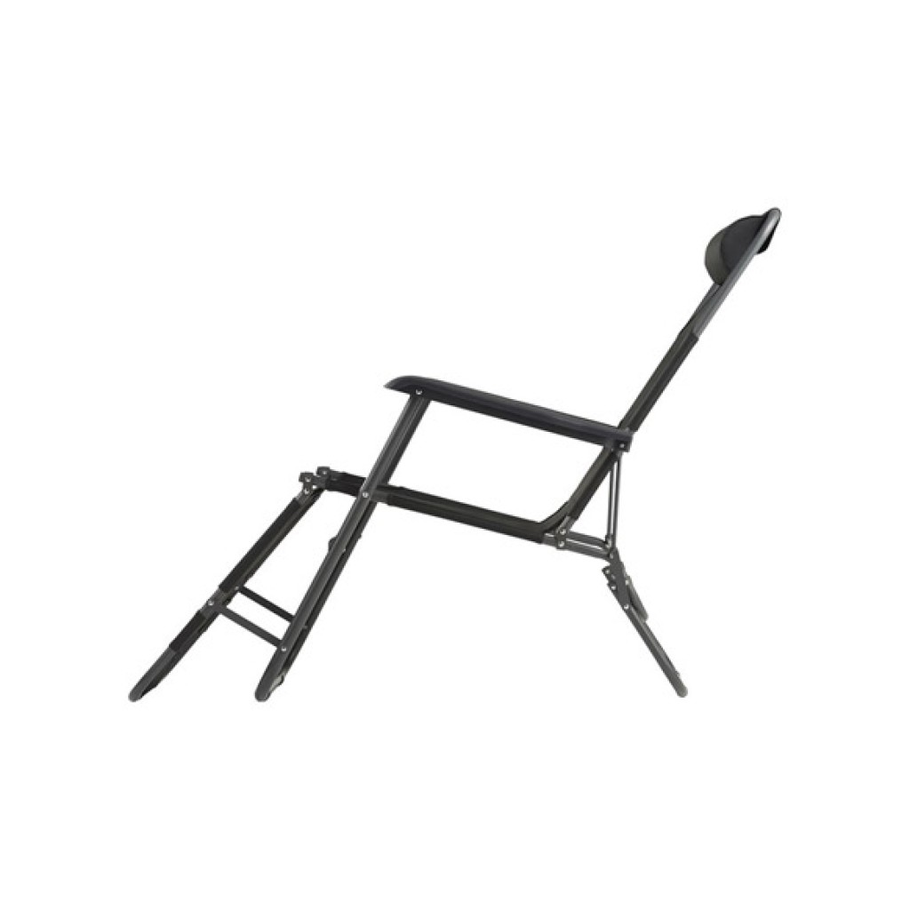 SILLA RELAX GRIS OSCURO   178X60X95 CM
