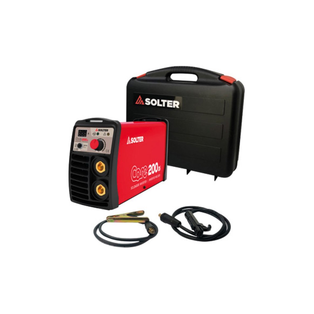 SOLDADOR INVERTER CORE 200CON PINZAS Y M