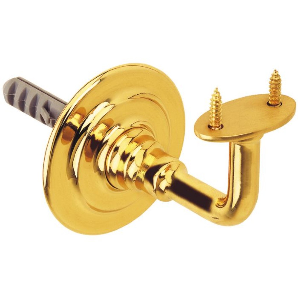 SOPORTE PASAMANO MACIZO   N.22 LATON PUL