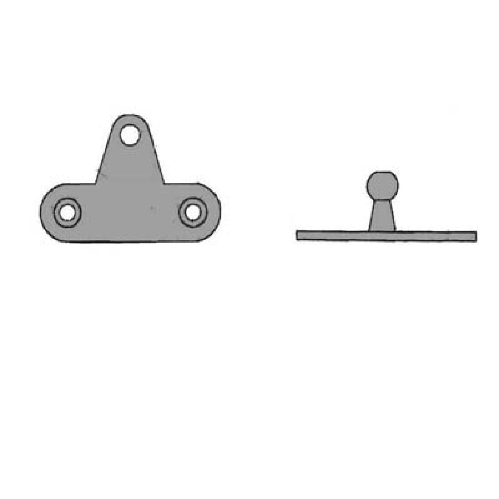 SOPORTE 2 AGUJEROS VASF.1507-8 LAT.MARCO