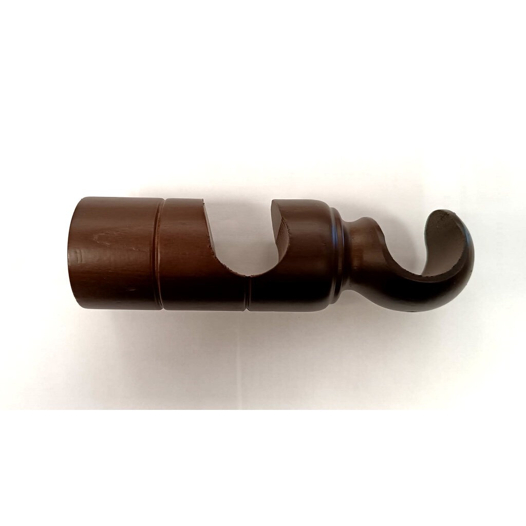 SOPORTE DOBLE EUROL.(1UND) 29MM WENGUE