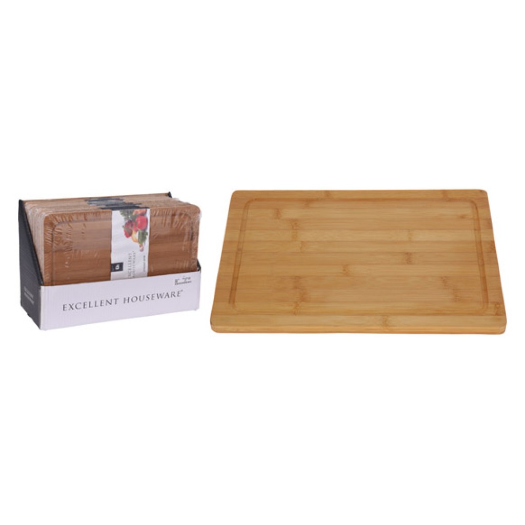 TABLA CORTAR BAMBOO       37 X 25 X 2 CM