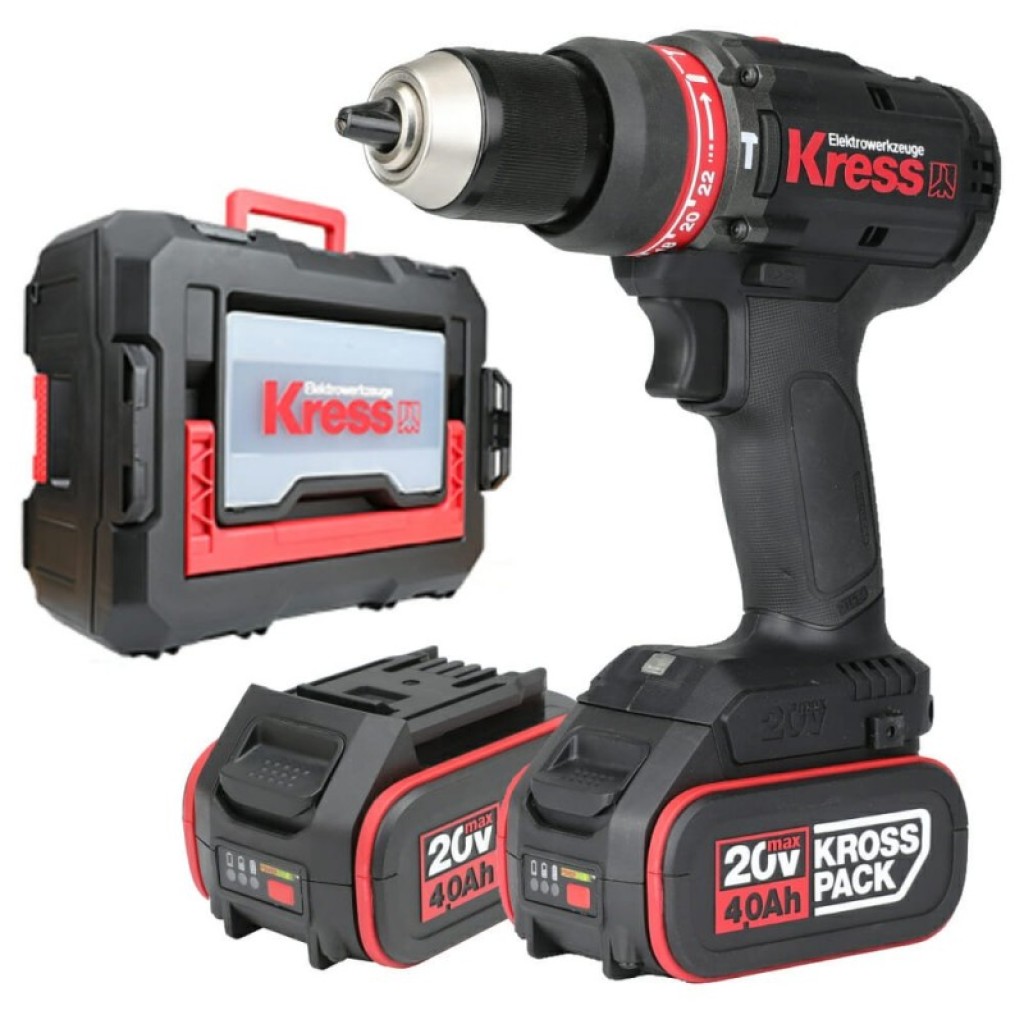TALADRO PERC. KRESS  BL 20V 4.Ah KUC30