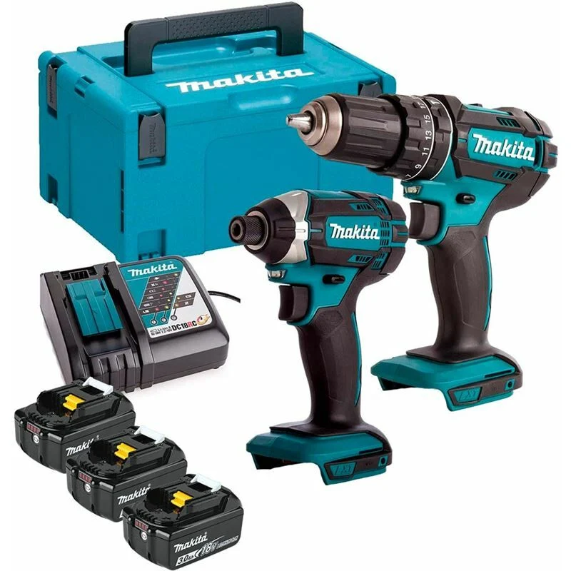 TALADRO COMBO 18V LXT DTD152+DHP482+3B