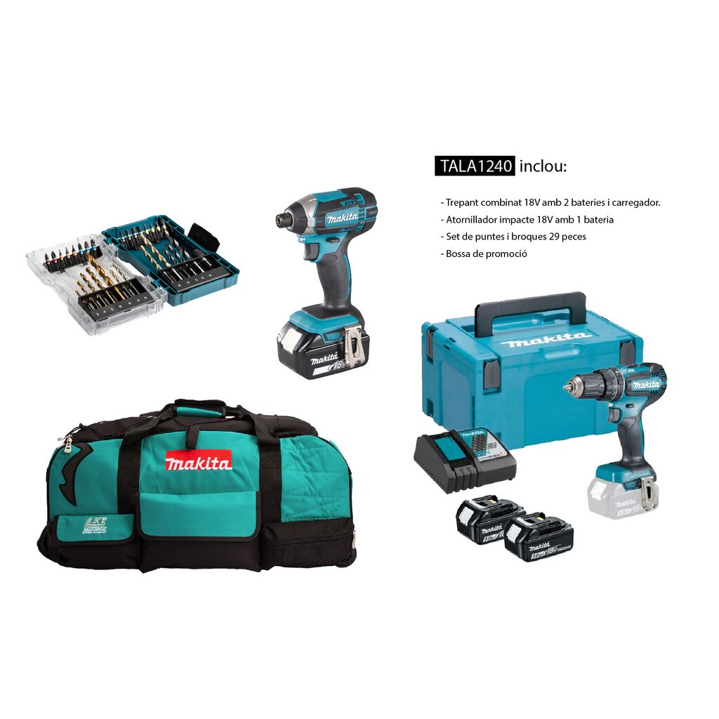 TALADRO COMBO DHP485RTJ+DTD152Z PROMO