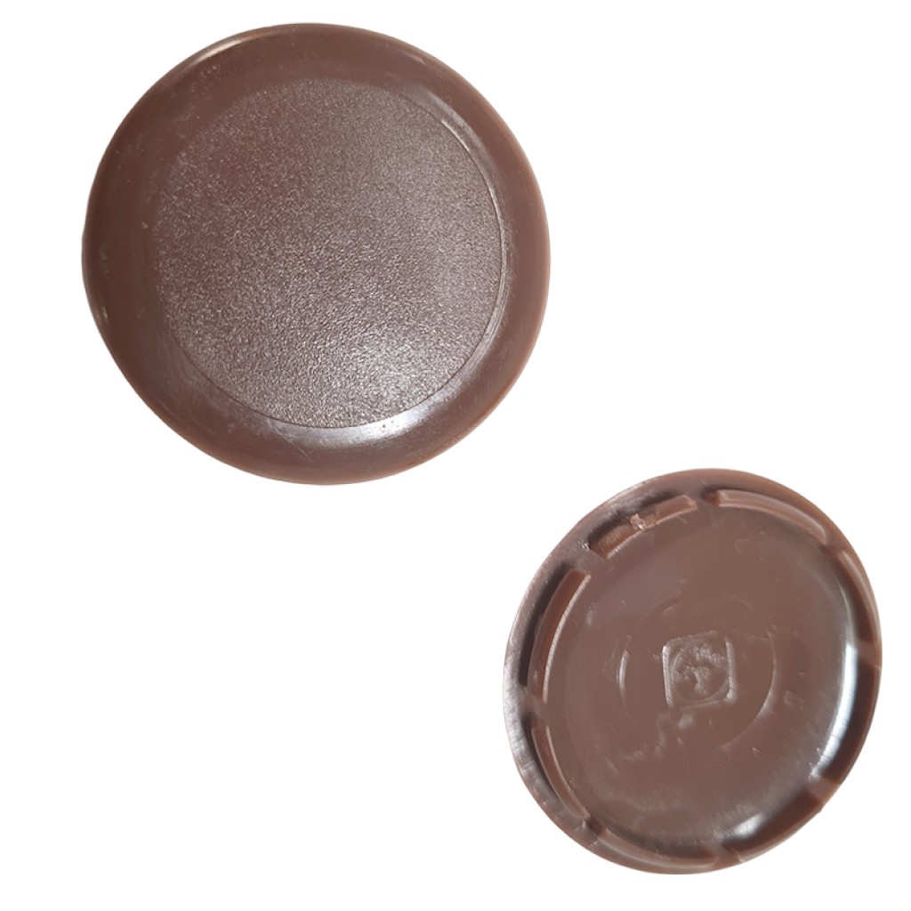 TAPA MARRON BISAGRA D35 HETTICH