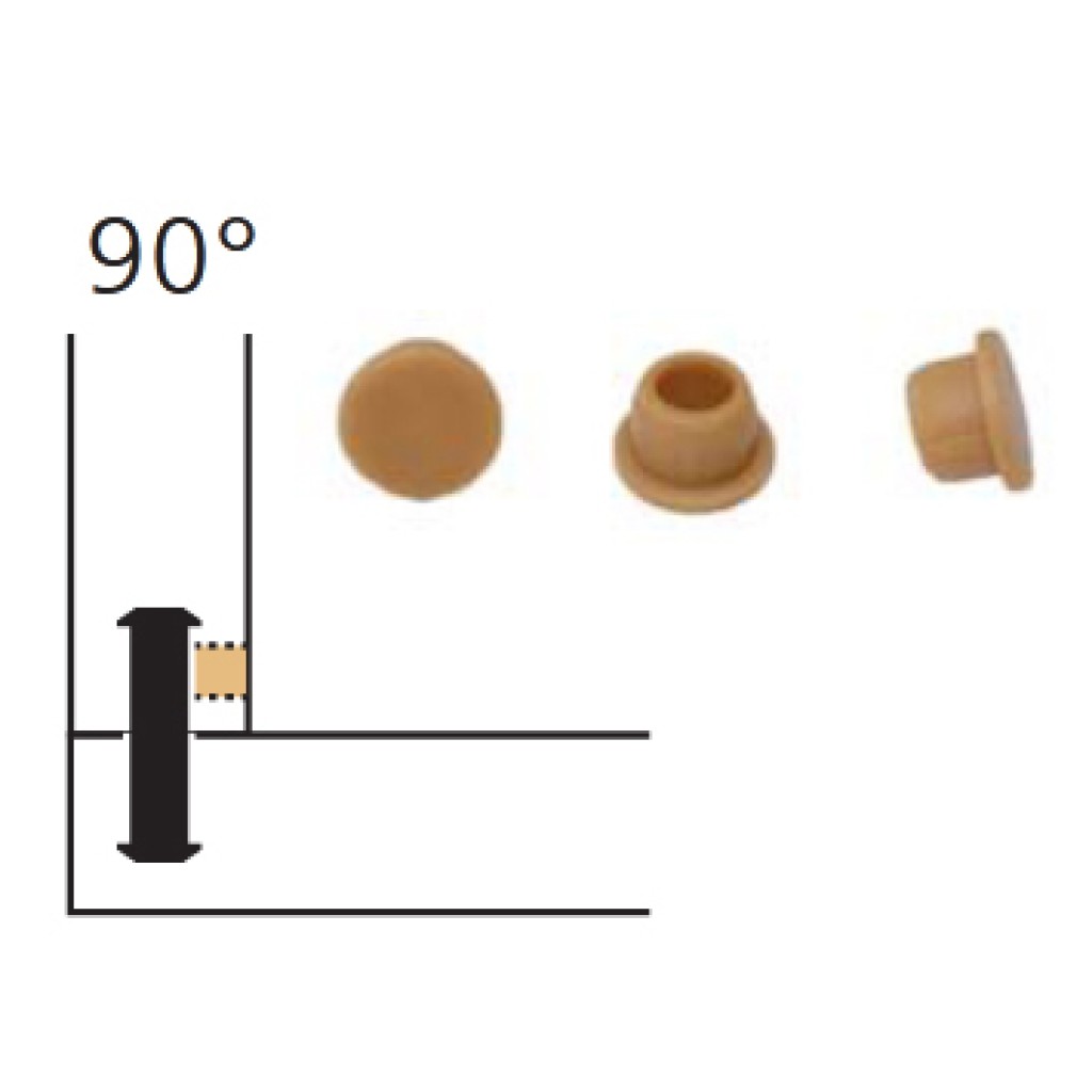 TAPON CLAMEX 100U.9002 90§ 335285 BL.GRI