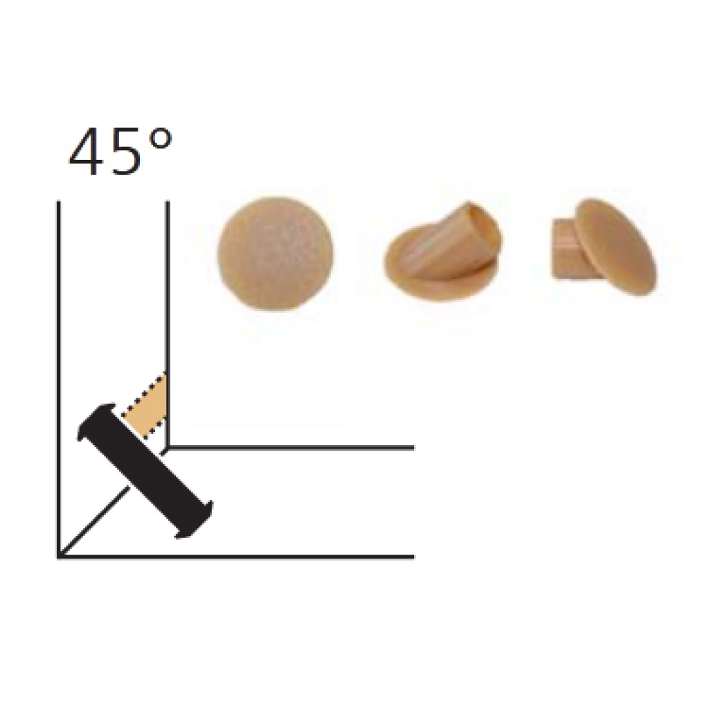 TAPON CLAMEX 100U.9010 45§ 335380 BLANCO