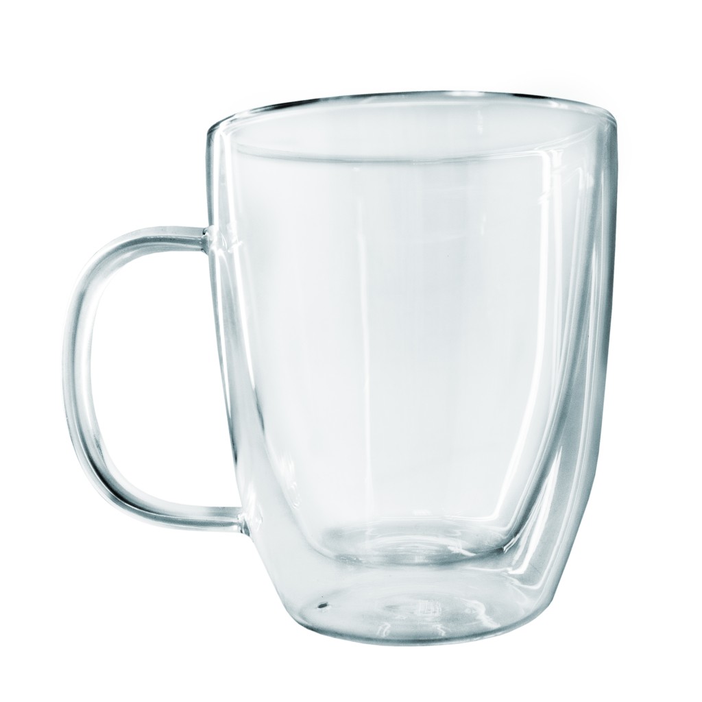 TAZA CRISTAL DOBLE PARED  350 ML