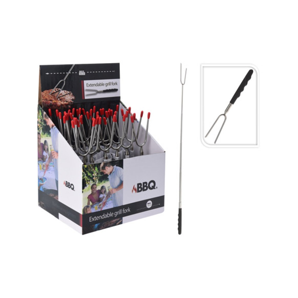 TENEDOR BARBACOA TELESCOPICO