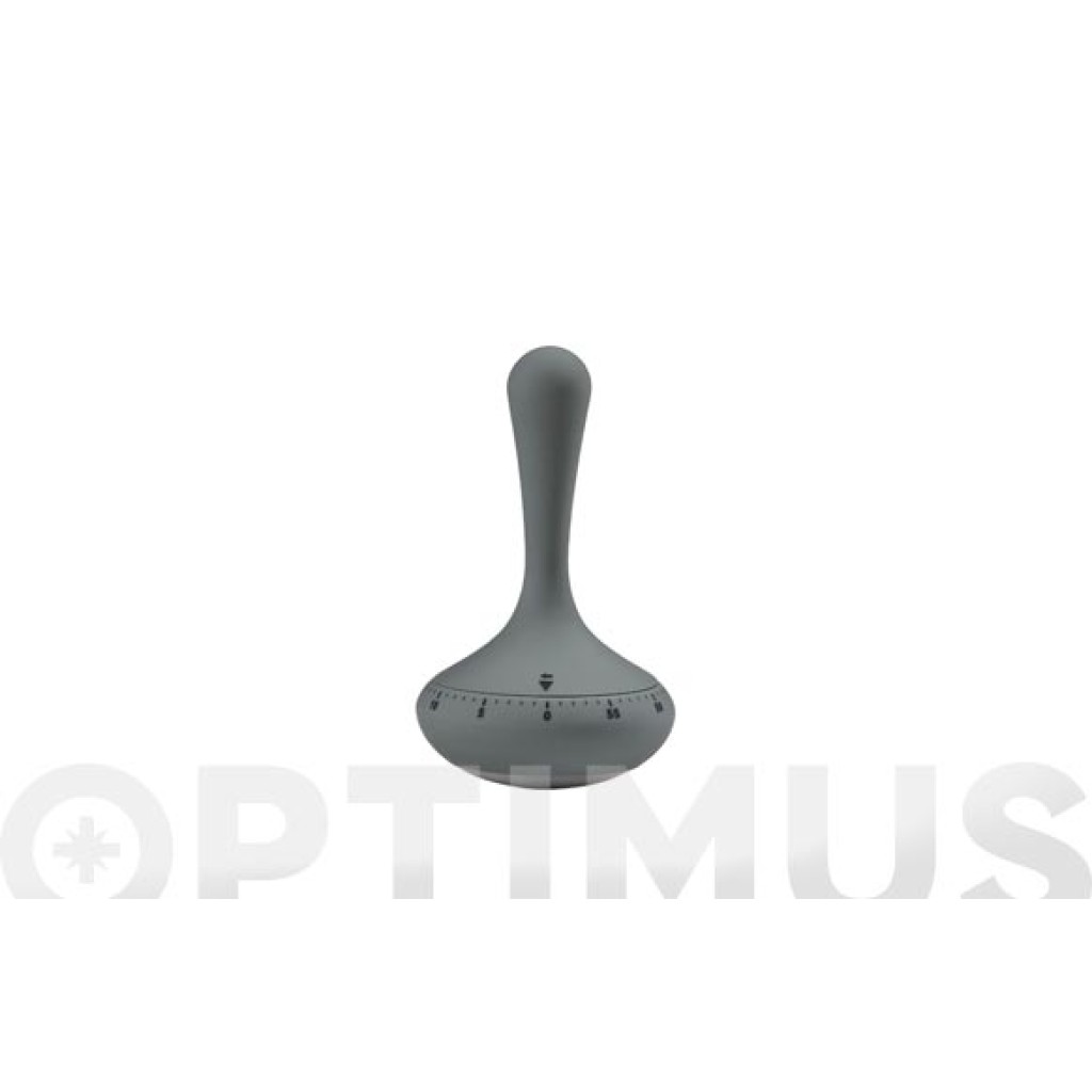TIMER ACERO ABS           GRIS 6,6X12 CM