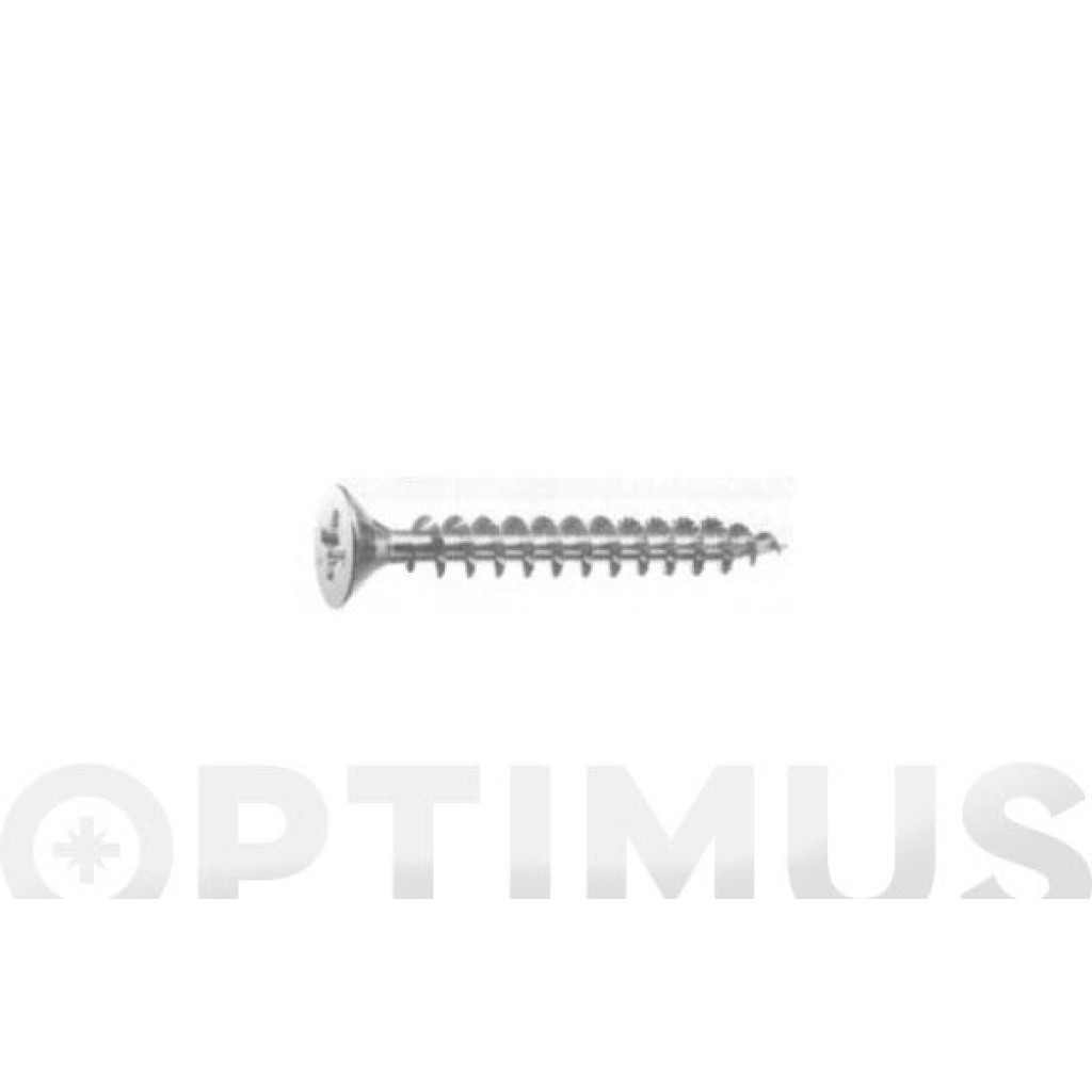 TIRAFONDO CABEZA PLANA POZ3,5 X 20 MM