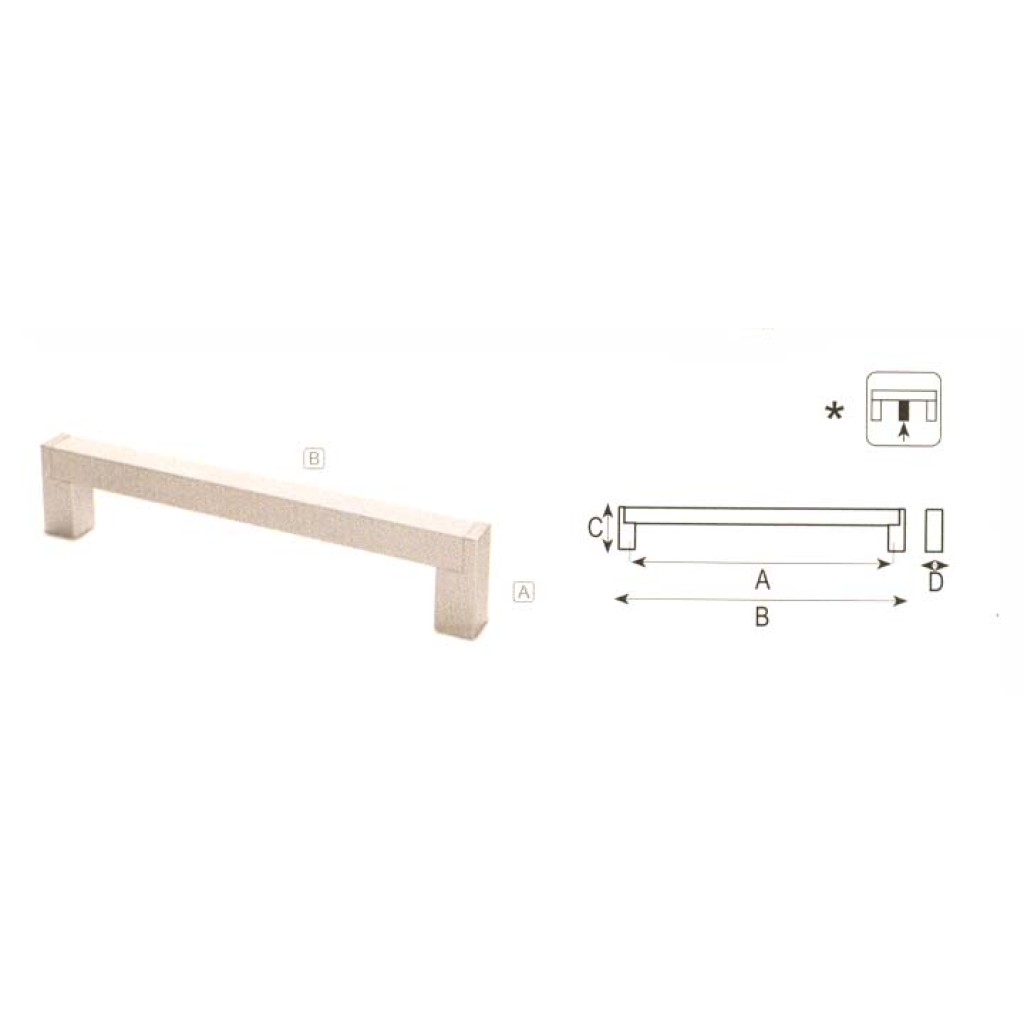 TIRADOR EGOKI K1004242AZ2 ALUM.LOOK