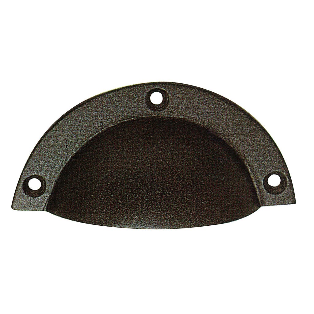 TIRADOR CONCHA 3661100 85MM NEGRO RUST.