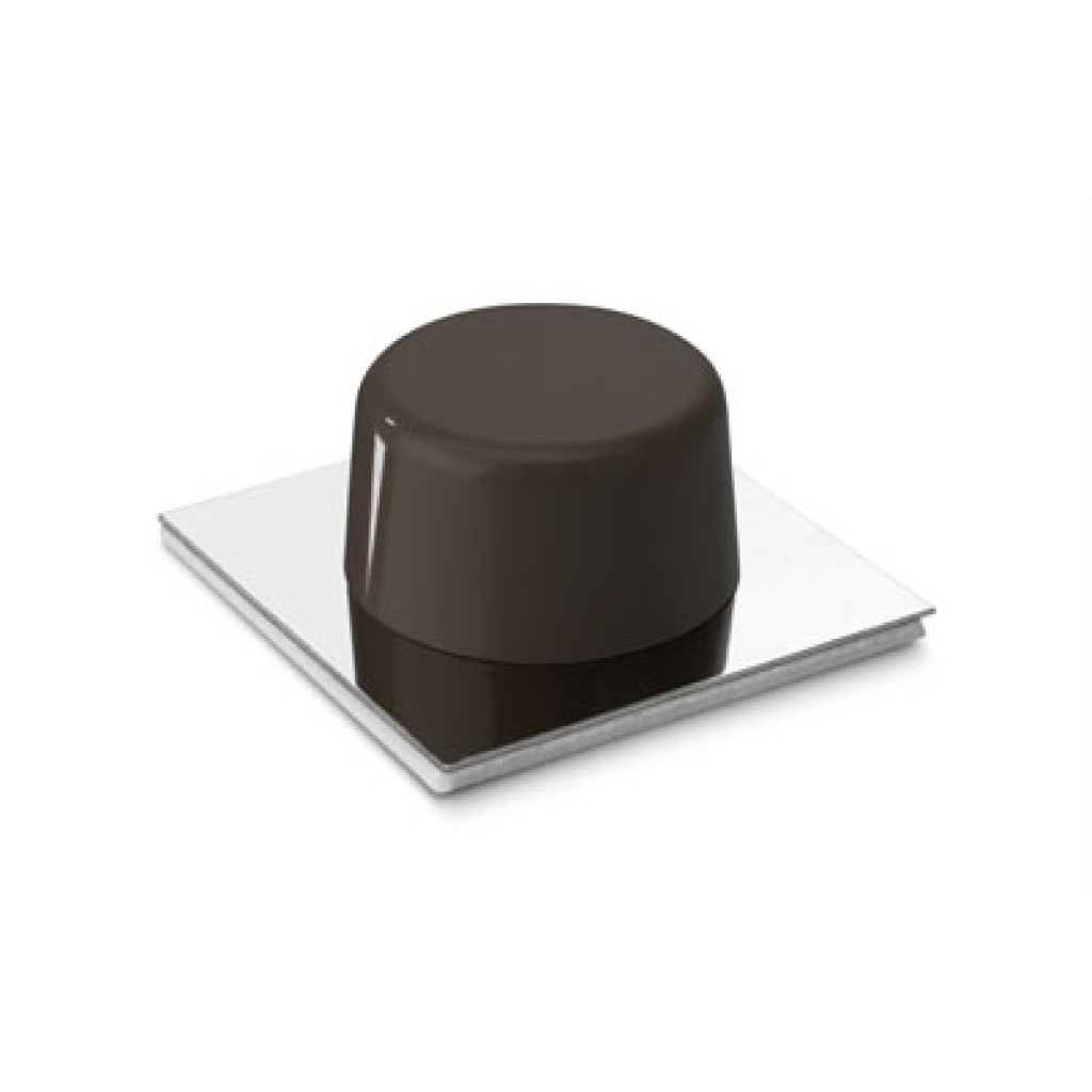 TOPE PUERTA ADHESIVO      MARRON 2 UNIDA