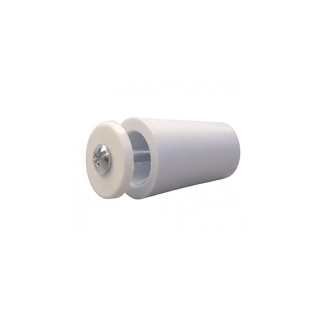 TOPE PERSIANA C/TORNILLO 40MM BLANCO