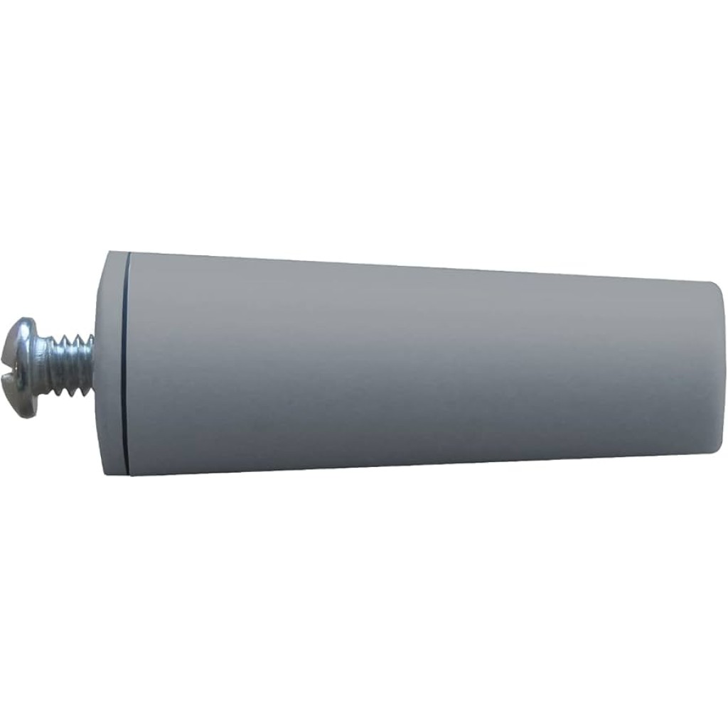 TOPE PERSIANA C/TORNILLO 60MM GRIS