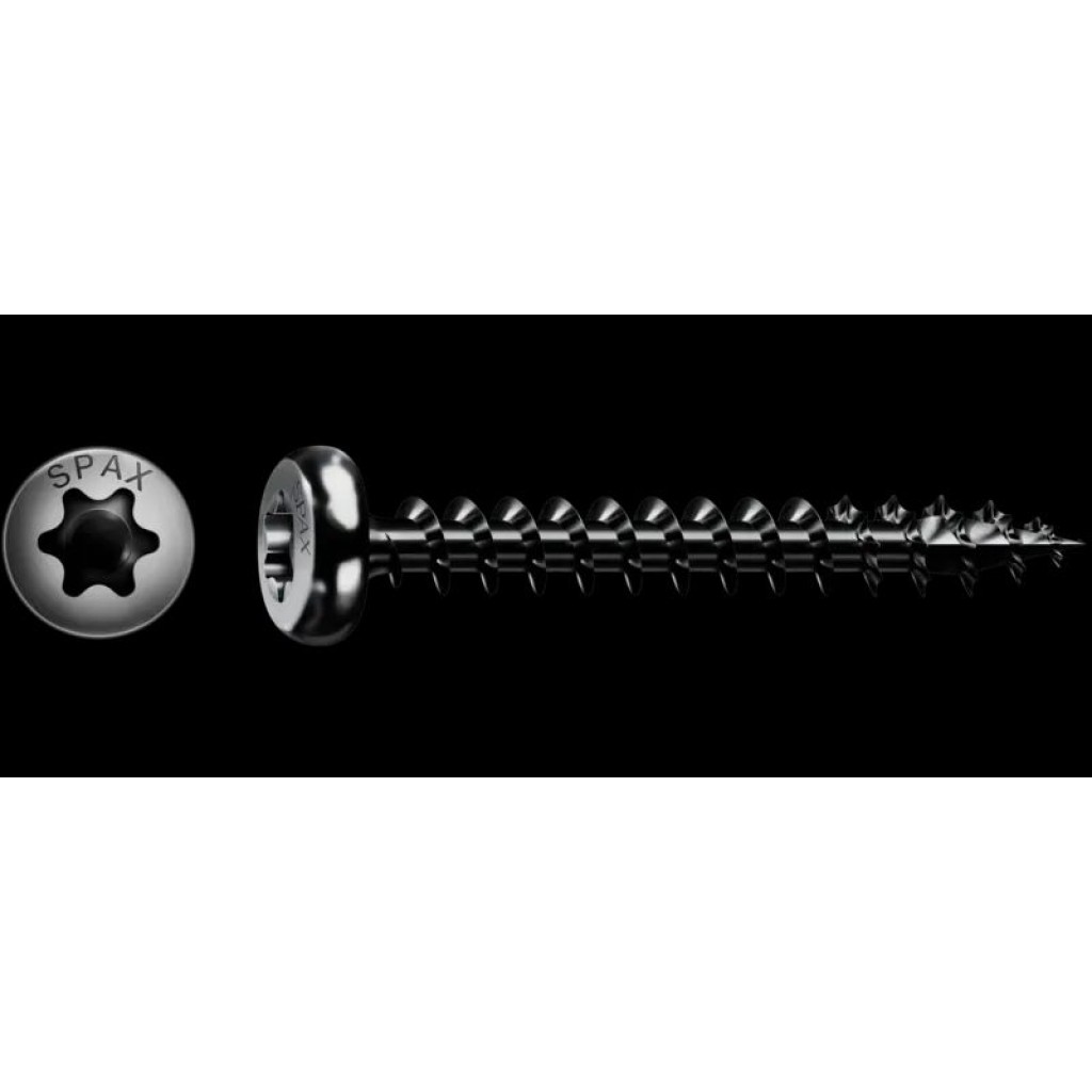 TORNILLO SPAX C/RE NEGRO 4,0X20 T20 200U