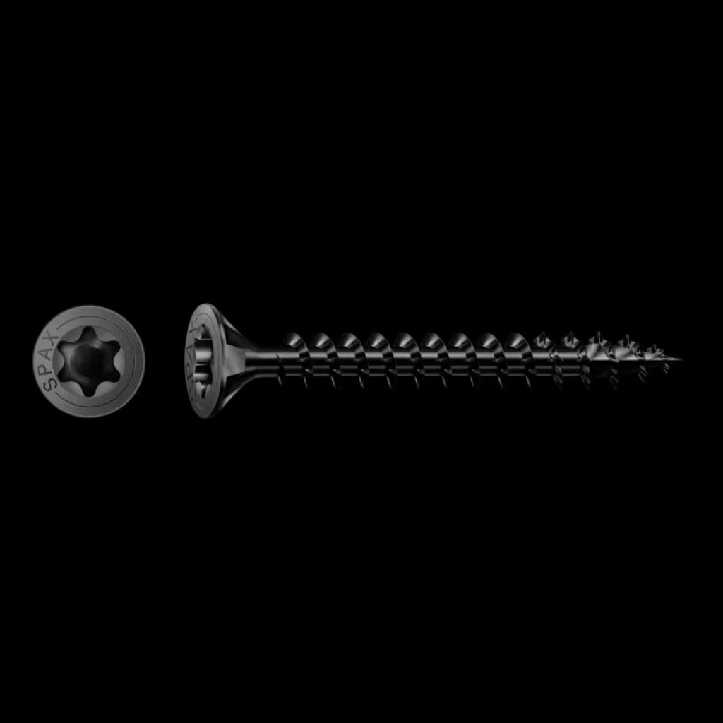 TORNILLO SPAX C/AV NEGRO 5,0X50 T20 200U