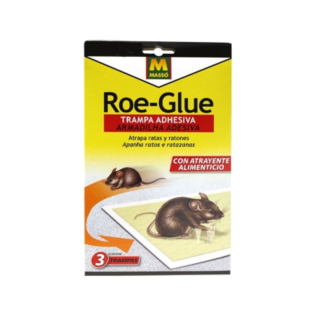 TRAMPA ADHESIVA RATONES RO3 UNIDADES